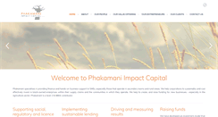 Desktop Screenshot of phakamanifunds.com