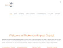 Tablet Screenshot of phakamanifunds.com